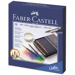 Faber-Castell Art Grip Aquarelle Set of 38
