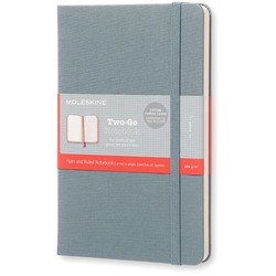 Moleskine Two-Go Notebook Saxe Blue