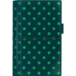 Filofax Domino Personal Patent Green