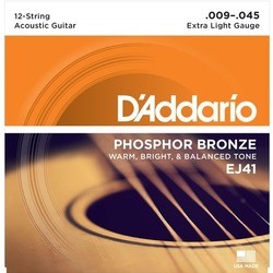 DAddario Phosphor Bronze 12-String 9-45