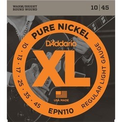 DAddario XL Pure Nickel Wound 10-45