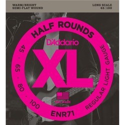 DAddario XL Half Rounds Bass 45-100