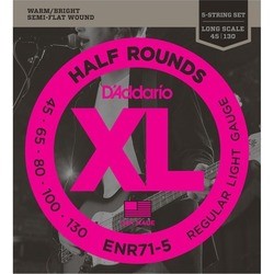 DAddario XL Half Rounds Bass 5-String 45-130