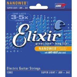 Elixir Electric Nanoweb Super Light 9-42