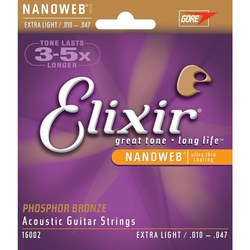 Elixir Acoustic Phosphor Bronze Extra Light 10-47