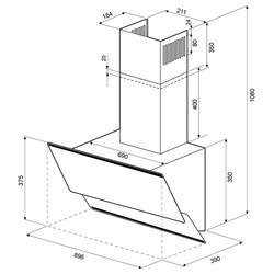 Krona Irida 900 Push Button (белый)