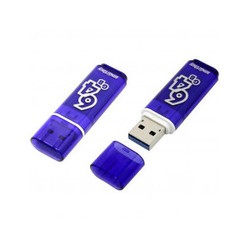 SmartBuy Glossy USB 3.0 64Gb (синий)