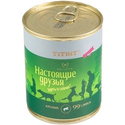 TiTBiT True Friends Adult Canned with Rabbit 0.34 kg