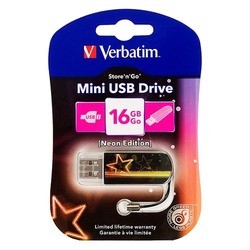Verbatim Mini Neon 16Gb (оранжевый)