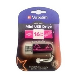 Verbatim Mini Neon 16Gb (розовый)