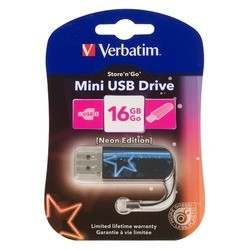Verbatim Mini Neon 16Gb (синий)