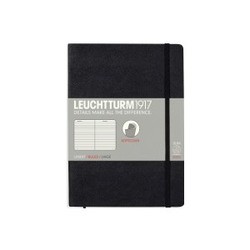 Leuchtturm1917 Ruled Notebook Soft Black