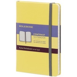 Moleskine Contrast Ruled Notebook Pocket Yellow