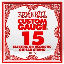 Ernie Ball Single Plain Steel 15
