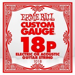 Ernie Ball Single Plain Steel 18