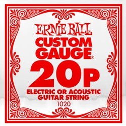 Ernie Ball Single Plain Steel 20