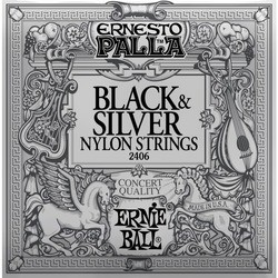 Ernie Ball Ernesto Palla Black & Silver Nylon