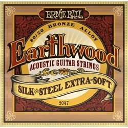 Ernie Ball Earthwood 80/20 Bronze Silk 10-50