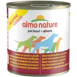 Almo Nature Classic Home Made Adult Canned Beef/Potato/Peas 0.28 kg