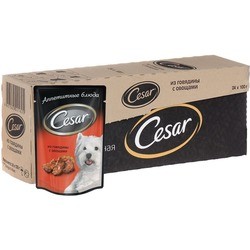 Cesar Packaging Adult Pouch Beef/Vegetables 0.1 kg