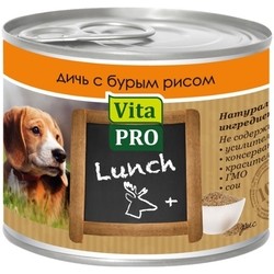 VitaPro Lunch Canned Wild Game/Brown Rice 0.2 kg