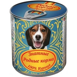 Rodnye Korma Adull Canned with Chicken 0.34 kg
