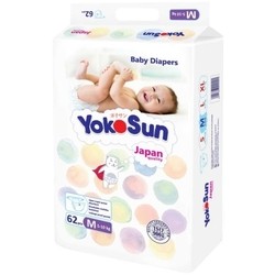 Yokosun Diapers M / 62 pcs