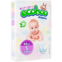 Ecoboo Diapers S / 66 pcs