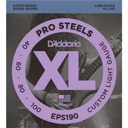 DAddario XL ProSteels Bass 40-100