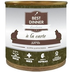 Best Dinner Adult Cat Canned Exclusive Wild Game 0.24 kg