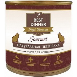 Best Dinner Adult Cat Canned High Premium Quail 0.24 kg