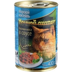 Nochnoy Ohotnik Adult Canned Seafood Cocktail in Sauce 0.4 kg