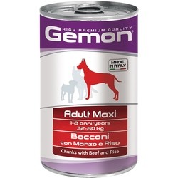 Gemon Adult Canned Maxi Breed Beef 1.25 kg