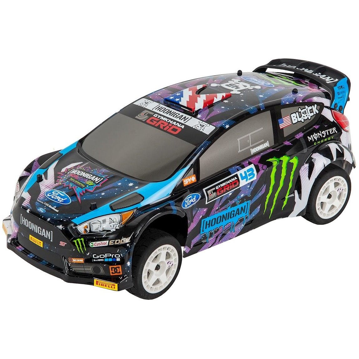 HPI Racing WR8 Flux Ken Block 2015 Ford Fiesta ST RX43 1:8