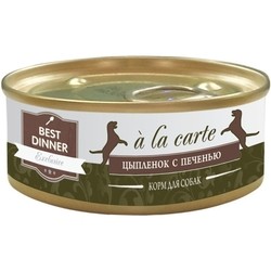 Best Dinner Adult Canned Exclusive Chicken/Liver 0.1 kg