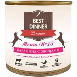 Best Dinner Adult Canned Premium Menu 13 Mutton/Vegetable 0.24 kg