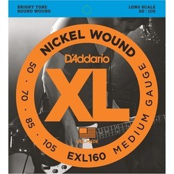 DAddario XL Nickel Wound Bass 50-105