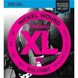 DAddario XL Nickel Wound Bass 45-107