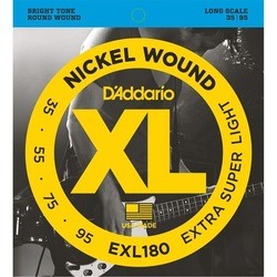 DAddario XL Nickel Wound Bass 35-95