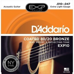 DAddario EXP Coated 80/20 Bronze 10-47