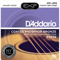 DAddario EXP Coated Phosphor Bronze 11-52