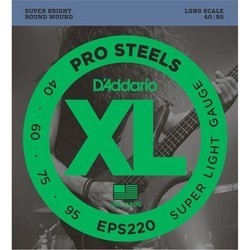 DAddario XL ProSteels Bass 40-95