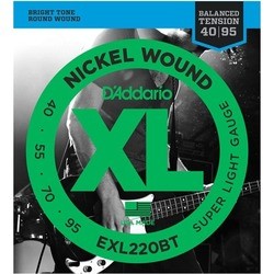 DAddario XL Nickel Wound Bass Balanced 40-95