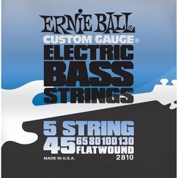 Ernie Ball Flatwound 5-String Bass 45-130