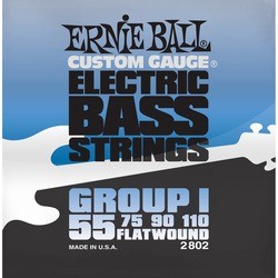 Ernie Ball Flatwound Group I Bass 55-110
