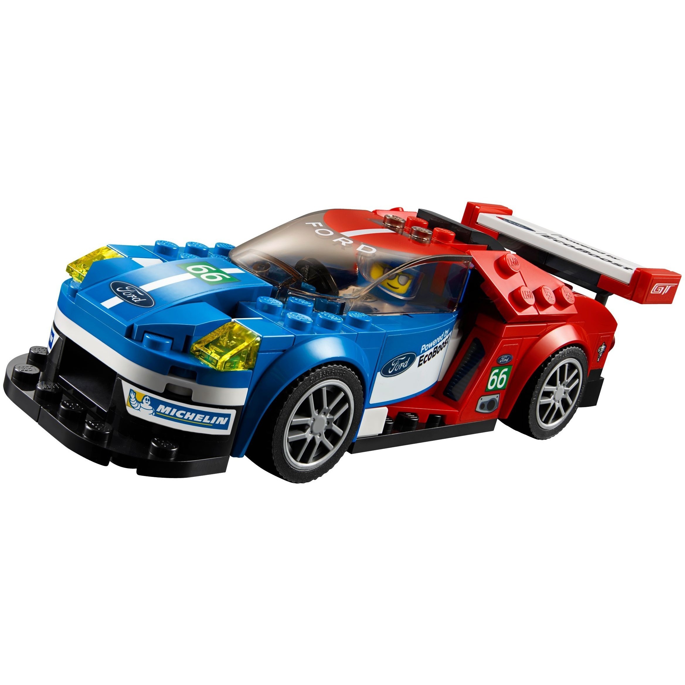 Lego 2016 Ford GT and 1966 Ford GT40 75881