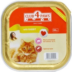 Club 4 Paws Packaging Pate with Rabbit 0.1 kg