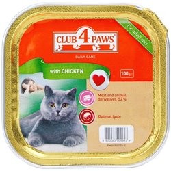 Club 4 Paws Packaging Pate with Chicken 0.1 kg