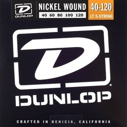 Dunlop Nickel Wound 5-String Bass Light 40-120