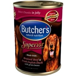 Butchers Superior Canned with Beef/Duck in Jelly 0.4 kg